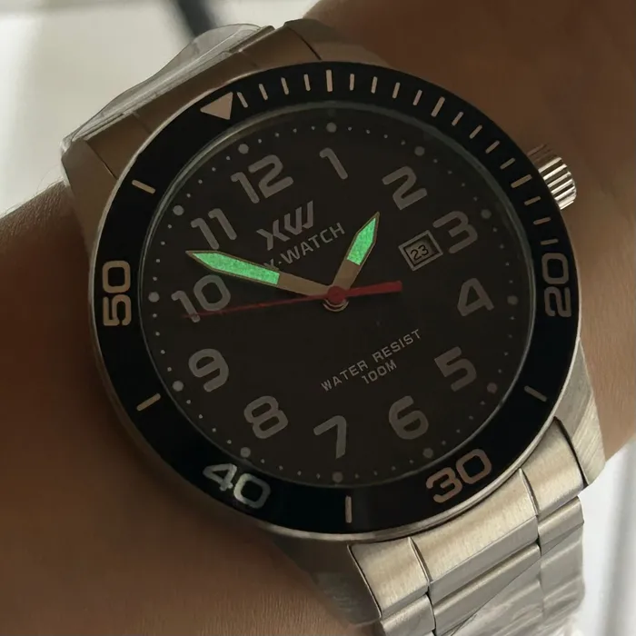 Relógio X-Watch Analógico XMSS1062 XTEEL Aço 100m Original | Taniguchi Relógios