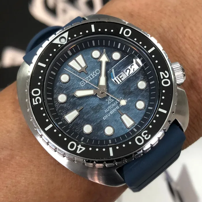 Seiko Prospex Automático King Turtle save the ocean SRPF77B1  Dark Manta Ray