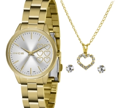 Relógio Lince Funny Feminino LRG4681L Dourado + Kit Semijoias Original | Taniguchi Relógios - imagem 1