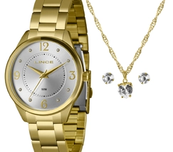 Relógio Lince Urban Feminino LRG4746L40 Dourado + Kit Semijoias Original | Taniguchi Relógios - imagem 1