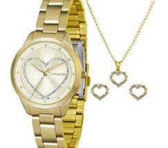 Relógio Lince Funny Feminino LRG4557L Dourado 50m Original | Taniguchi Relógios - imagem 1