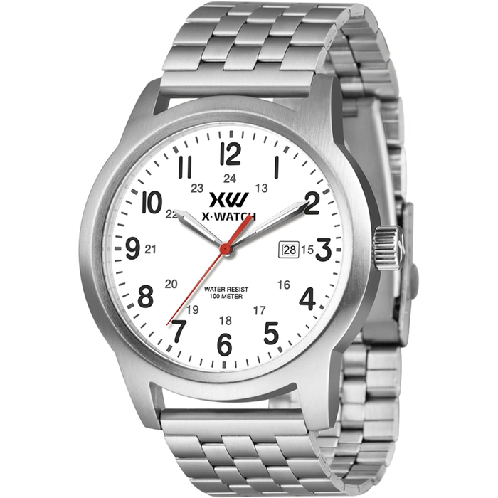 Relógio X-Watch Analógico XMSS1063 XTEEL Aço 100m Original | Taniguchi Relógios