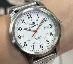 Relógio X-Watch Analógico XMSS1063 XTEEL Aço 100m Original | Taniguchi Relógios - imagem 1
