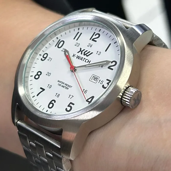 Relógio X-Watch Analógico XMSS1063 XTEEL Aço 100m Original | Taniguchi Relógios