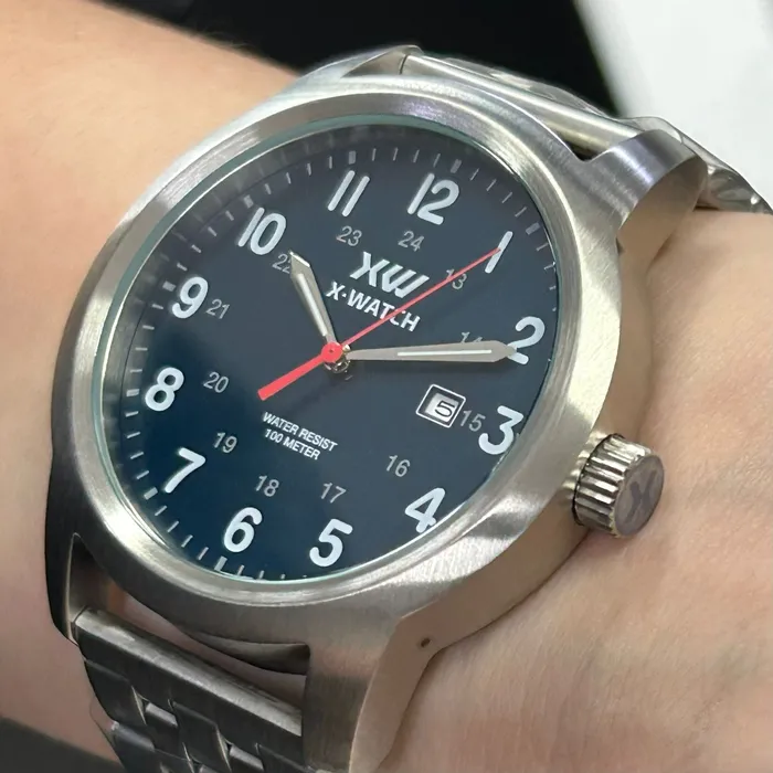 Relógio X-Watch Analógico XMSS1063 XTEEL Aço 100m Original | Taniguchi Relógios
