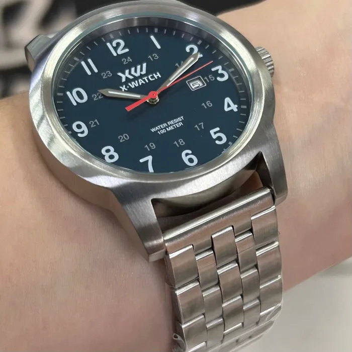 Relógio X-Watch Analógico XMSS1063 XTEEL Aço 100m Original | Taniguchi Relógios