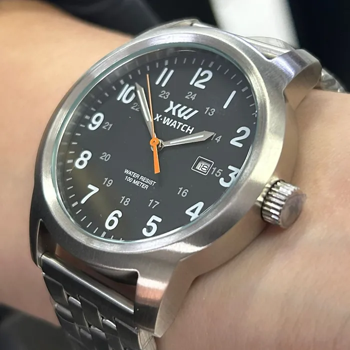 Relógio X-Watch Analógico XMSS1063 XTEEL Aço 100m Original | Taniguchi Relógios