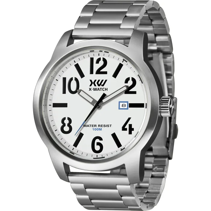 Relógio X-Watch Analógico XFSS1001 XTEEL Aço 100m Original | Taniguchi Relógios