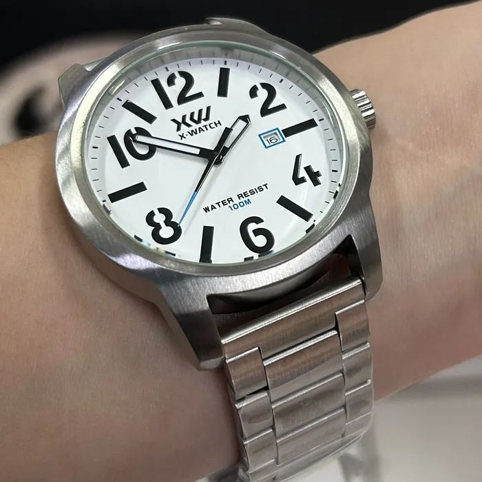 Relógio X-Watch Analógico XFSS1001 XTEEL Aço 100m Original | Taniguchi Relógios