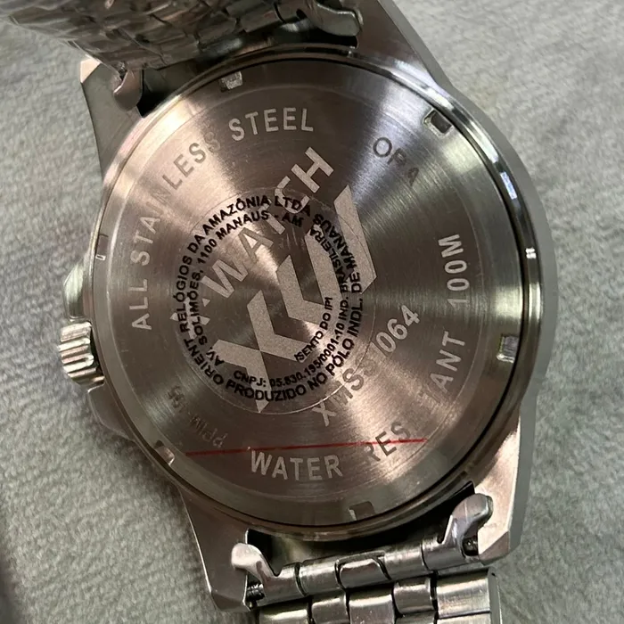 Relógio X-Watch Analógico XMSS1064 XTEEL Azul 100m Original | Taniguchi Relógios