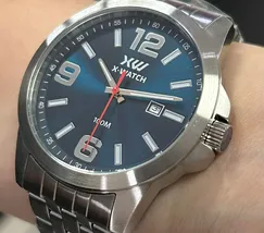 Relógio X-Watch Analógico XMSS1064 XTEEL Azul 100m Original | Taniguchi Relógios - imagem 4