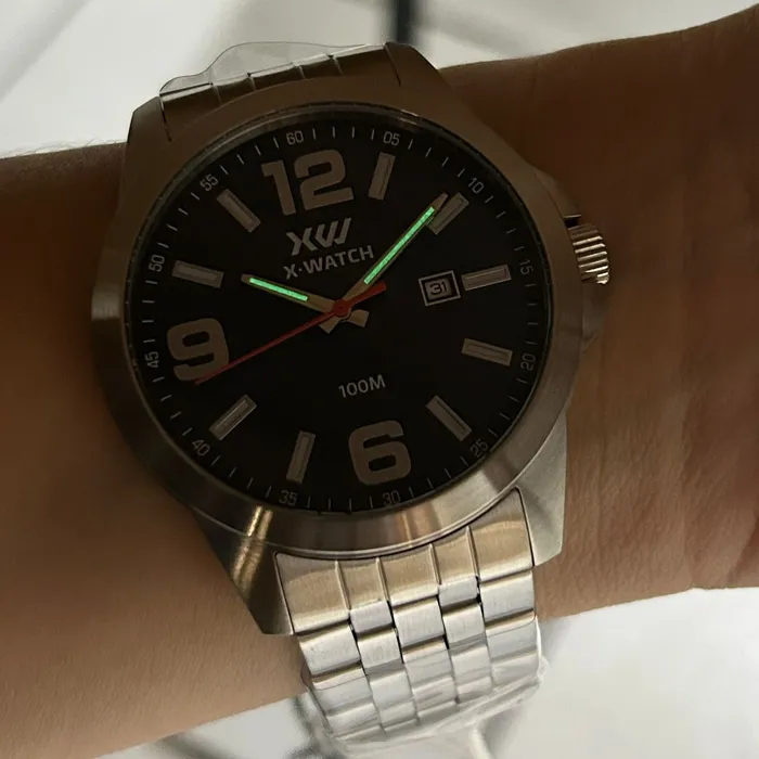 Relógio X-Watch Analógico XMSS1064 XTEEL Azul 100m Original | Taniguchi Relógios