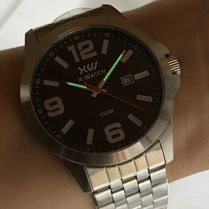 Relógio X-Watch Analógico XMSS1064 XTEEL Preto 100m Original | Taniguchi Relógios