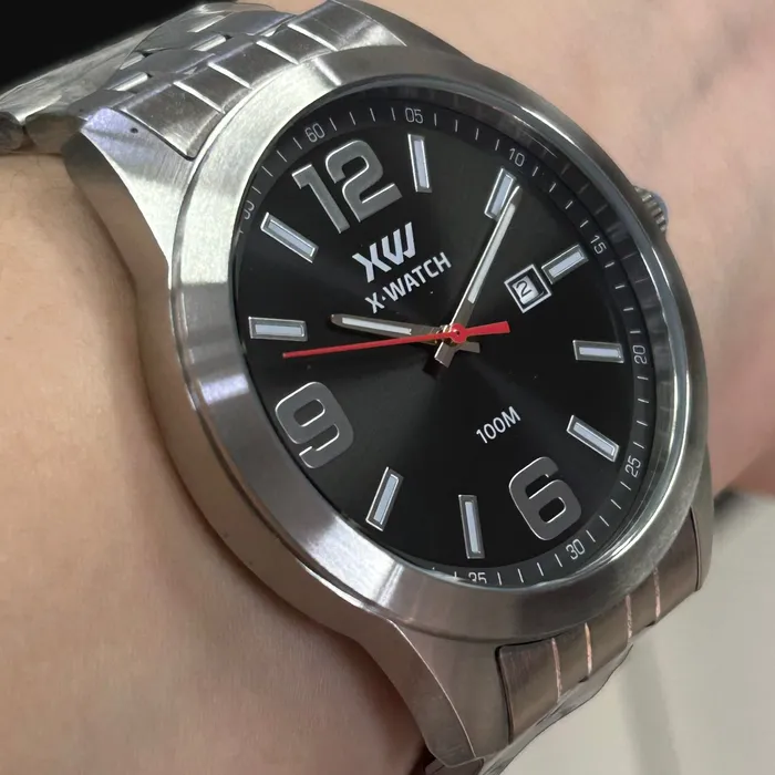 Relógio X-Watch Analógico XMSS1064 XTEEL Preto 100m Original | Taniguchi Relógios
