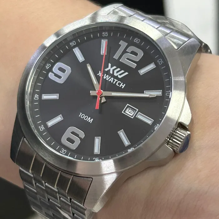 Relógio X-Watch Analógico XMSS1064 XTEEL Preto 100m Original | Taniguchi Relógios