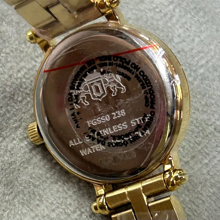 Relógio Orient Mini Feminino FGSS0238 Dourado Cristais Original | Taniguchi Relógios