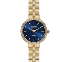 Relógio Orient Eternal Feminino FGSS0242 Safira Dourado Original | Taniguchi Relógios - imagem 2
