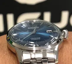 Seiko Presage Automático Cocktail time SRPB41J1 Blue moon - imagem 3