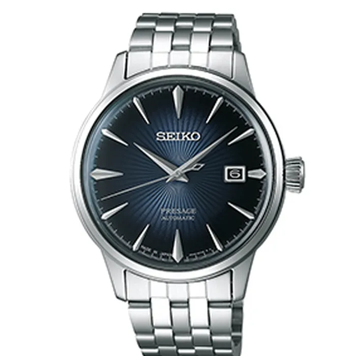 Relógio Seiko Presage Cocktail Time SRPB41J1 Blue Moon Original | Taniguchi Relógios