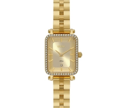 Relógio Orient Mini Feminino LGSS0066 Dourado Cristais Original | Taniguchi Relógios - imagem 2
