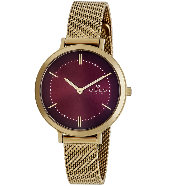 Oslo Feminino  Slim Quartzo OFGSSS9T0020 Vermelho