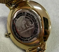 Relógio Oslo Slim Feminino OFGSSS9T0020 Dourado Safira Original | Taniguchi Relógios - imagem 7