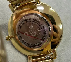 Relógio Oslo Slim Feminino OFGSSS9T0015 Dourado Safira Original | Taniguchi Relógios - imagem 6