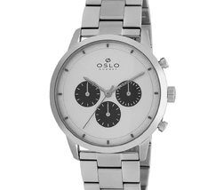 Relógio Oslo Masculino Cronógrafo OMBSSCVD0012 Safira Prata Original | Taniguchi Relógios - imagem 2
