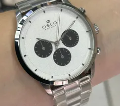 Relógio Oslo Masculino Cronógrafo OMBSSCVD0012 Safira Prata Original | Taniguchi Relógios - imagem 1