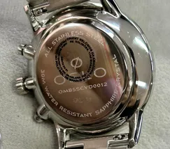 Relógio Oslo Masculino Cronógrafo OMBSSCVD0012 Safira Prata Original | Taniguchi Relógios - imagem 6