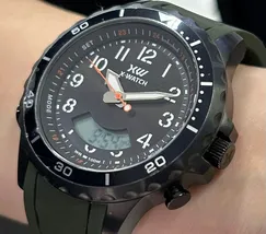 Relógio X-Watch Anadigi XMNPA021 XTYLE IP Black 100m Original | Taniguchi Relógios - imagem 4