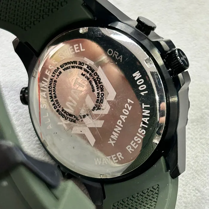 Relógio X-Watch Anadigi XMNPA021 XTYLE IP Black 100m Original | Taniguchi Relógios