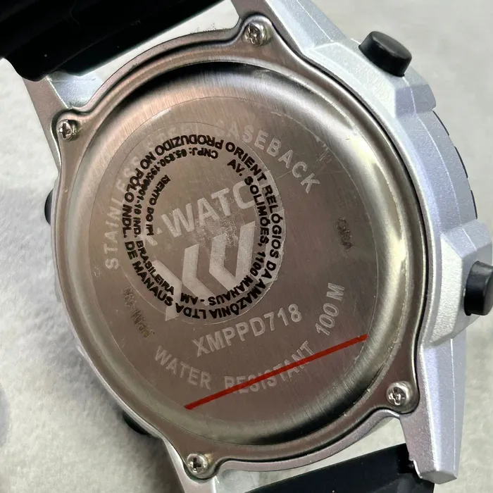 Relógio X-Watch Digital XMPPD718 XPORT Silicone 100m Original | Taniguchi Relógios
