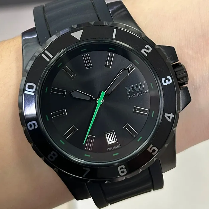Relógio X-Watch Analógico XMNP1007 XTEEL IP Black 100m Original | Taniguchi Relógios