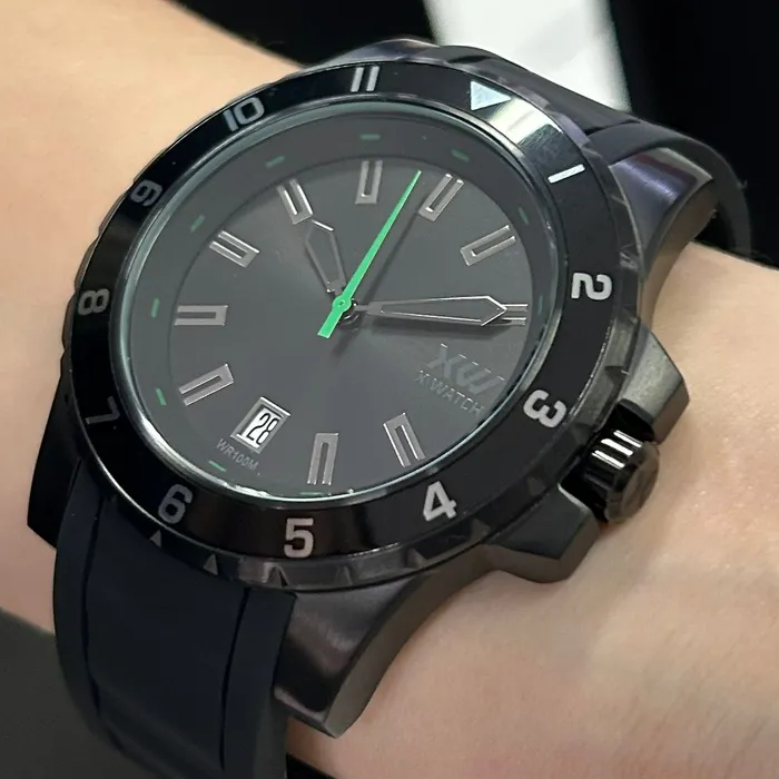 Relógio X-Watch Analógico XMNP1007 XTEEL IP Black 100m Original | Taniguchi Relógios