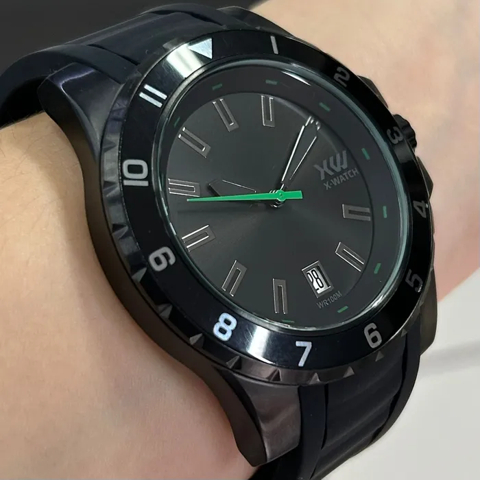 Relógio X-Watch Analógico XMNP1007 XTEEL IP Black 100m Original | Taniguchi Relógios