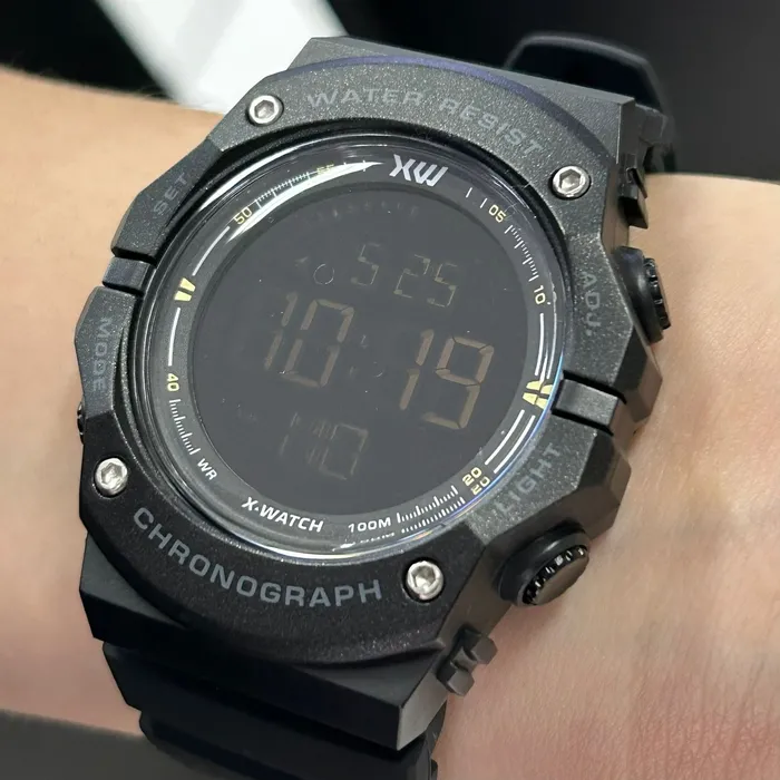 Relógio X-Watch Digital XMPPD779 XTYLE Silicone 100m Original | Taniguchi Relógios