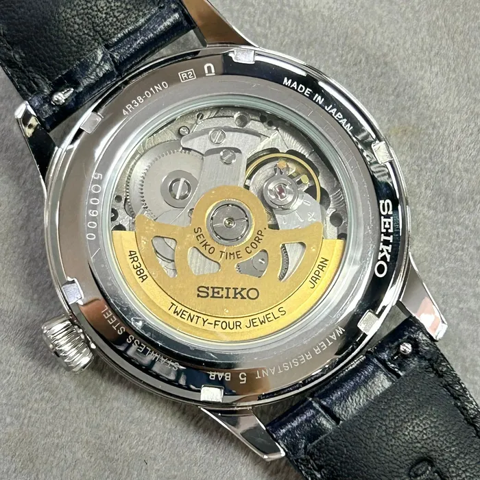 Seiko Presage Automático Cocktail time SSA405J1 open heart Blue moon