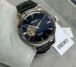 Seiko Presage Automático Cocktail time SSA405J1 open heart Blue moon - imagem 6
