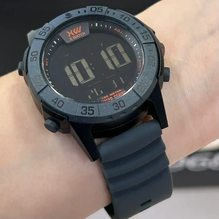 Relógio X-Watch Digital XMPPD692 XPORT Silicone 100m Original | Taniguchi Relógios