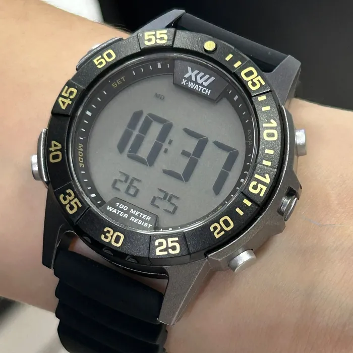 Relógio X-Watch Digital XMPPD693 XPORT Silicone 100m Original | Taniguchi Relógios
