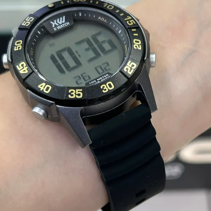Relógio X-Watch Digital XMPPD693 XPORT Silicone 100m Original | Taniguchi Relógios