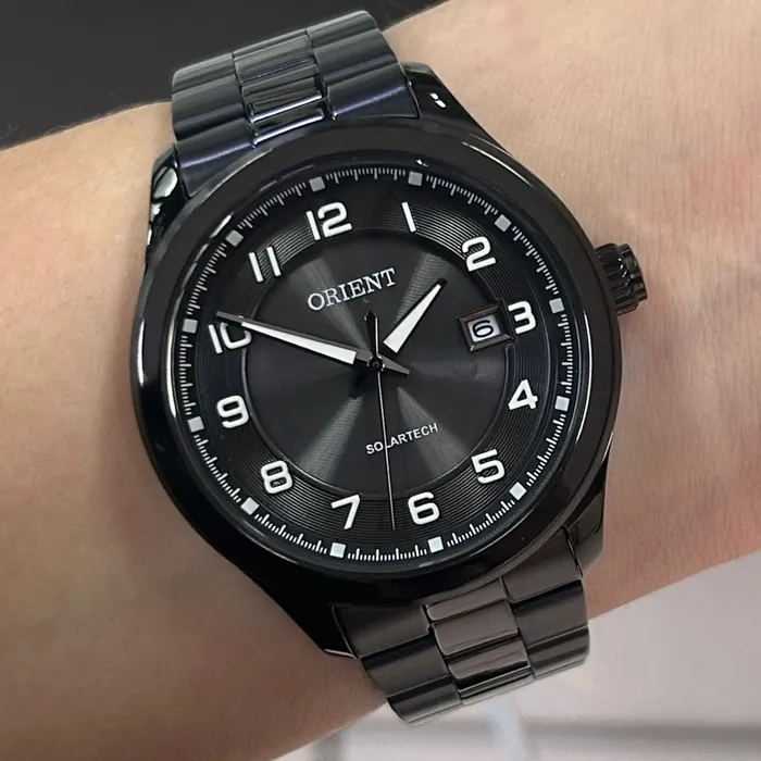 Relógio Orient ST NeoSports Solartech MPSS1060 Preto Original | Taniguchi Relógios