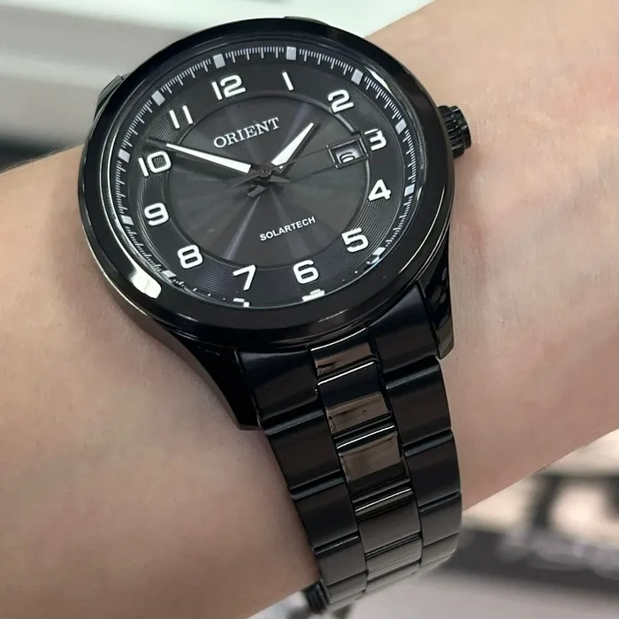 Relógio Orient ST NeoSports Solartech MPSS1060 Preto Original | Taniguchi Relógios