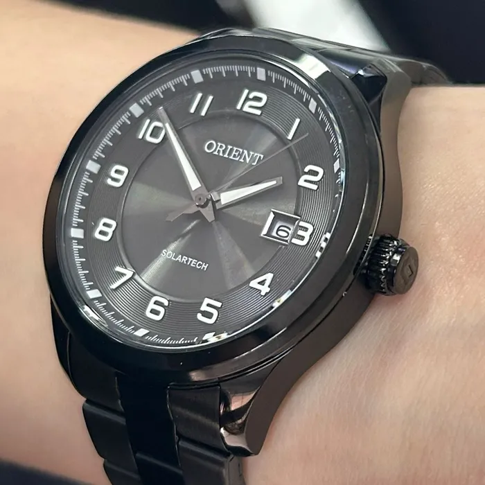 Relógio Orient ST NeoSports Solartech MPSS1060 Preto Original | Taniguchi Relógios