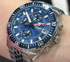 Relógio Orient Solartech Cronógrafo MBSSC310 Safira Original | Taniguchi Relógios - imagem 4