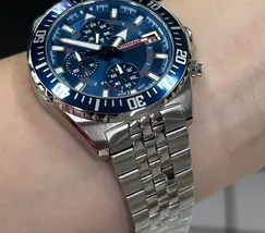 Relógio Orient Solartech Cronógrafo MBSSC310 Safira Original | Taniguchi Relógios - imagem 5