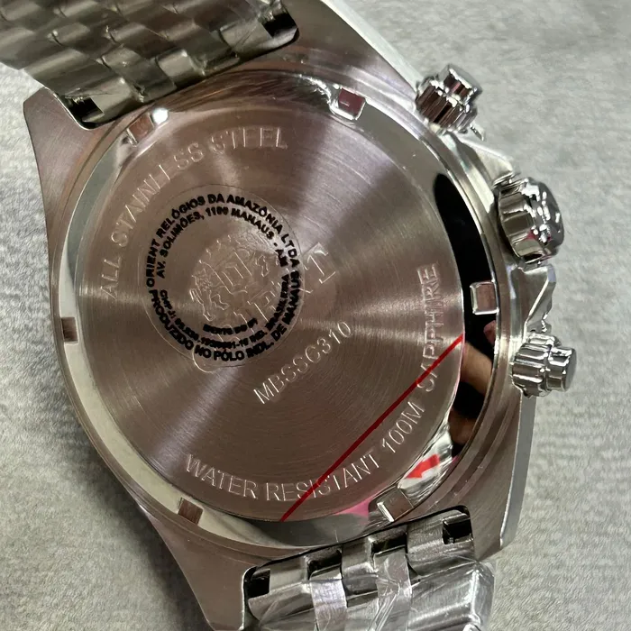 Relógio Orient Solartech Cronógrafo MBSSC310 Safira Original | Taniguchi Relógios