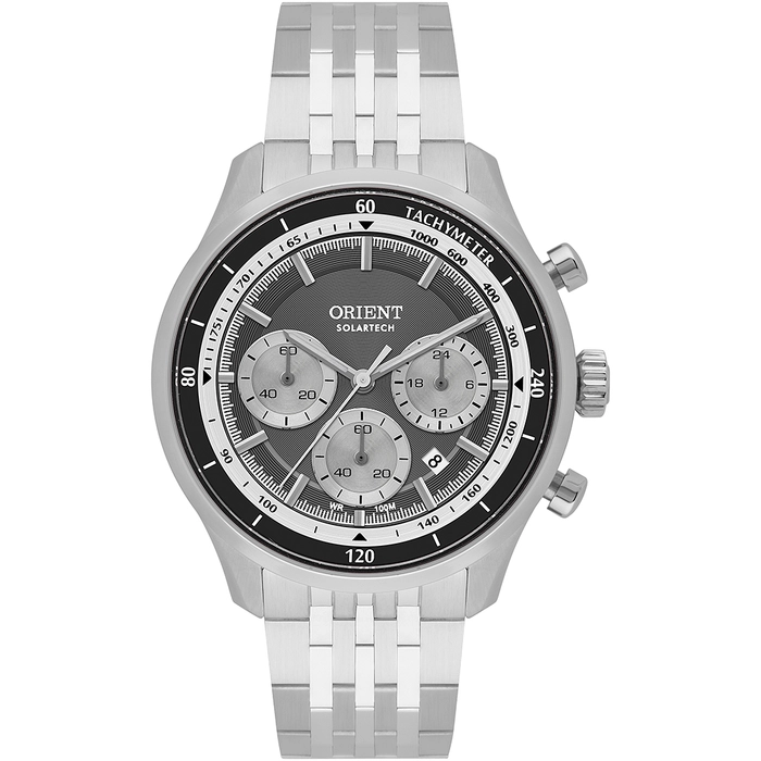 Relógio Orient Solartech Cronógrafo MBSSC309 Safira Original | Taniguchi Relógios