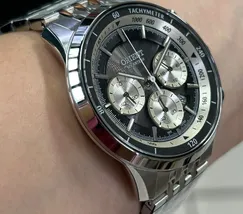 Relógio Orient Solartech Cronógrafo MBSSC309 Safira Original | Taniguchi Relógios - imagem 3
